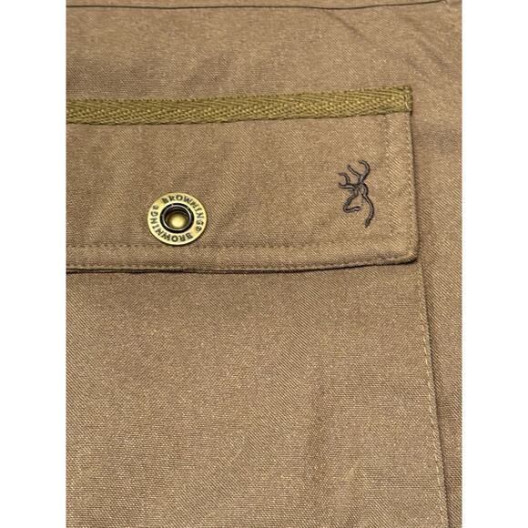 XXL John Browning Heritage Collection Denning Quilted Shirt Jacket Brown Hunting - Picture 7 of 11